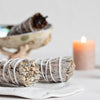 Smudge bundles and an abalone shell