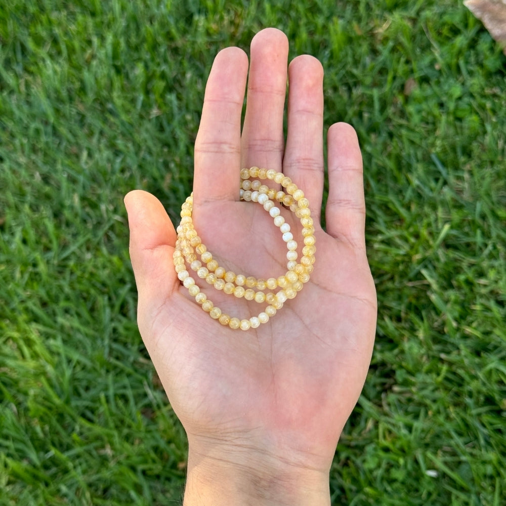 Citrine Bracelet 4mm