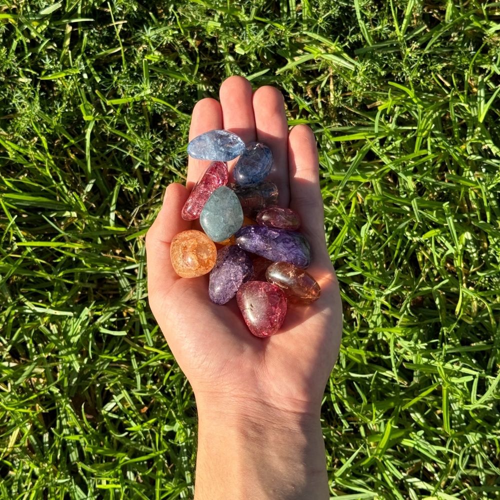 Crackled Quartz Tumble