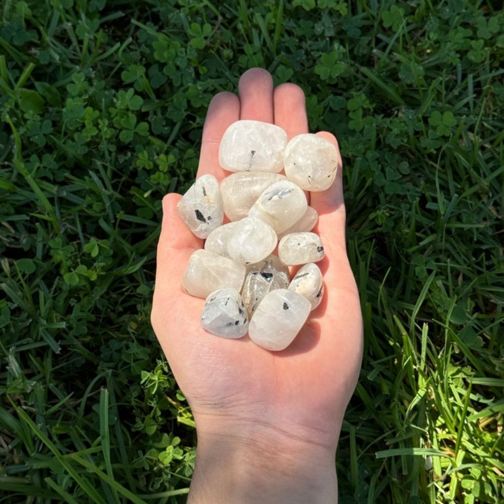 Tourmalinated Quartz Tumbles