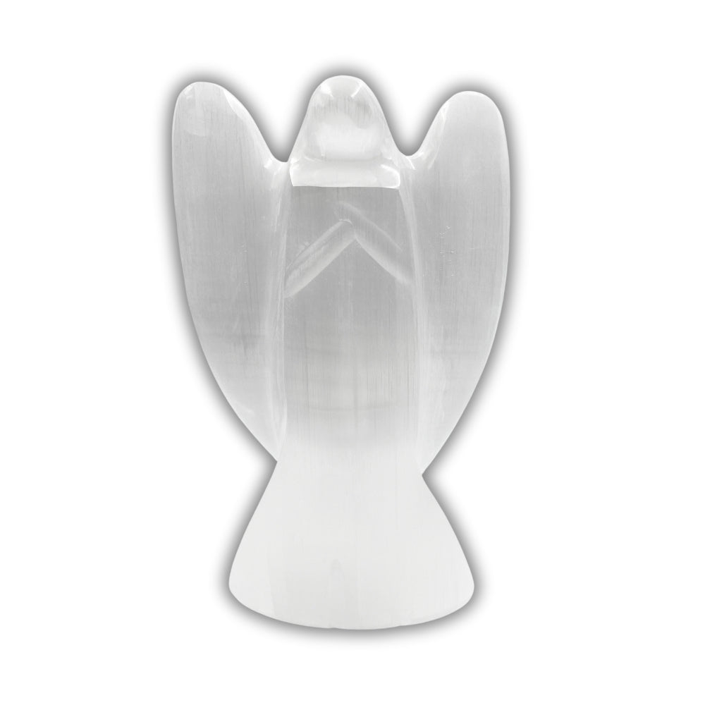 Selenite Lamp - Angel