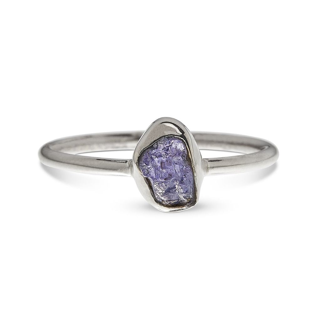 Tanzanite Silver Ring