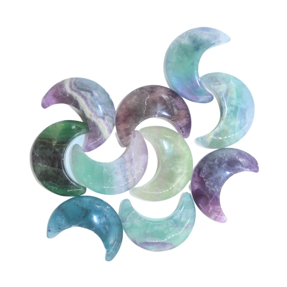 Fluorite Mini Half Moon