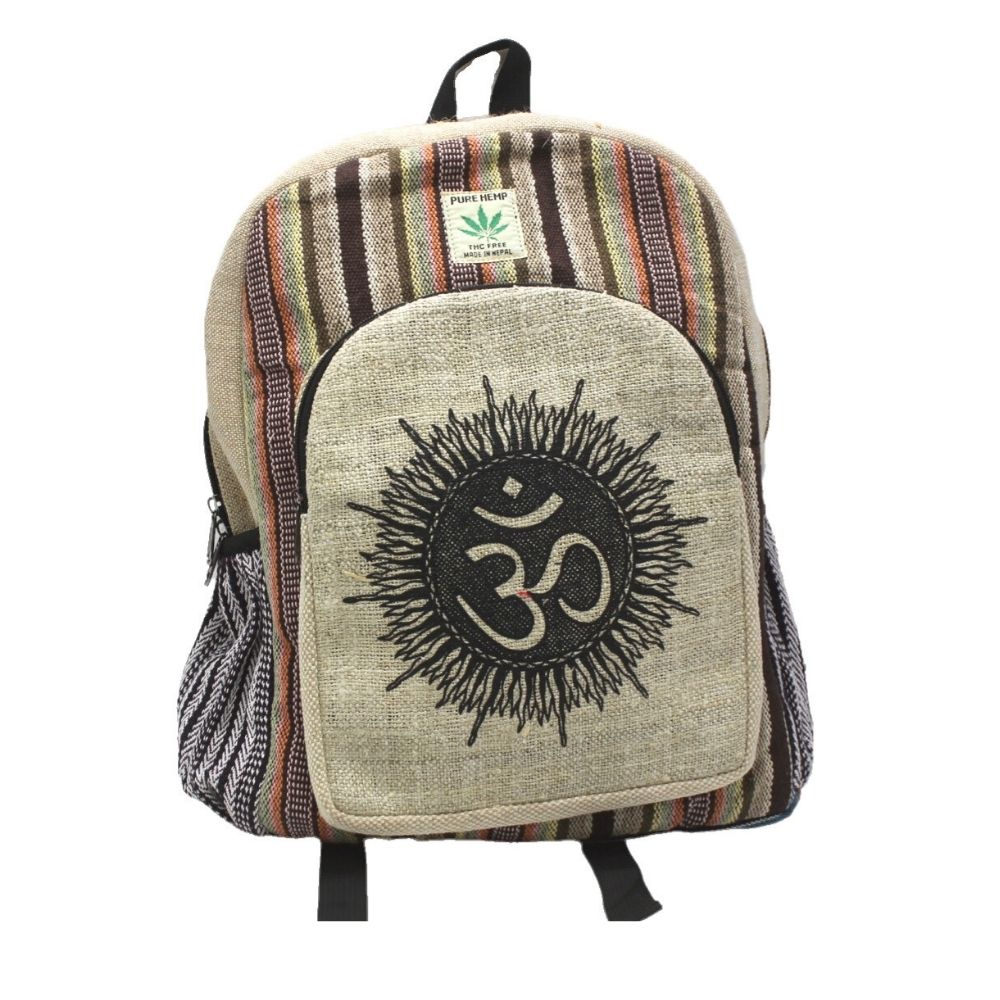 Hemp Backpack -earths elements