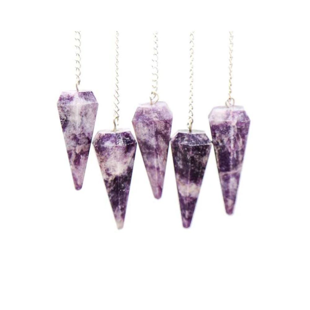 Lepidolite Pendulum