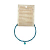 Blue Apatite Faceted Stone & Charm Bracelet 925