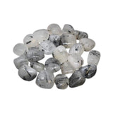 Tourmalinated Quartz Tumbles - earths elements