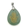 Hamsa Tear Drop Pendant