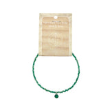 Green Onyx Faceted Stone & Charm Bracelet 925