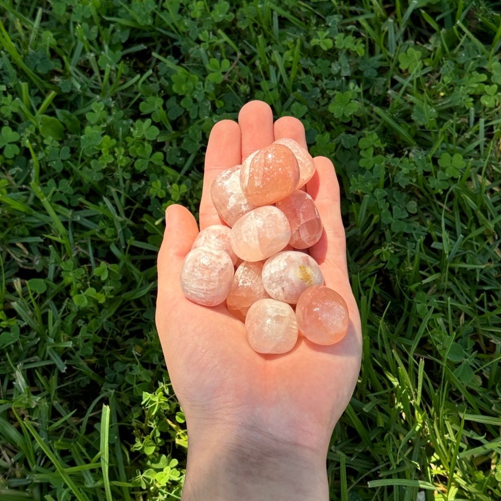 Strawberry Calcite - Tumbled