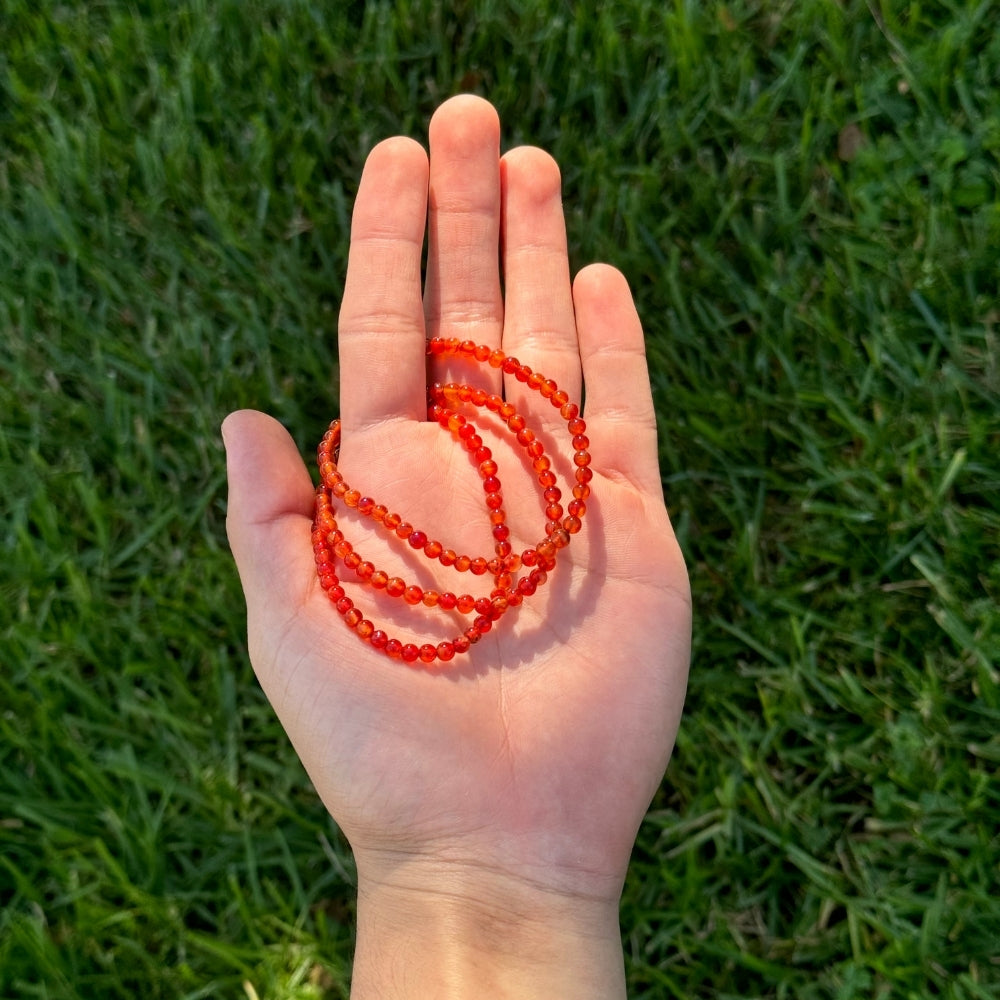 Carnelian Mini Bracelet 4mm