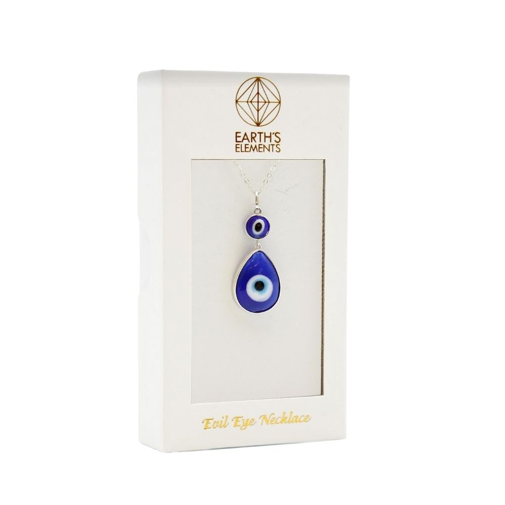 Evil Eye Silver Necklace Small