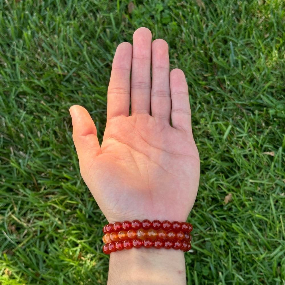Carnelian Bracelet 8mm