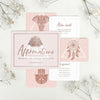 Set of affirmation cards with decorative designs on a light background