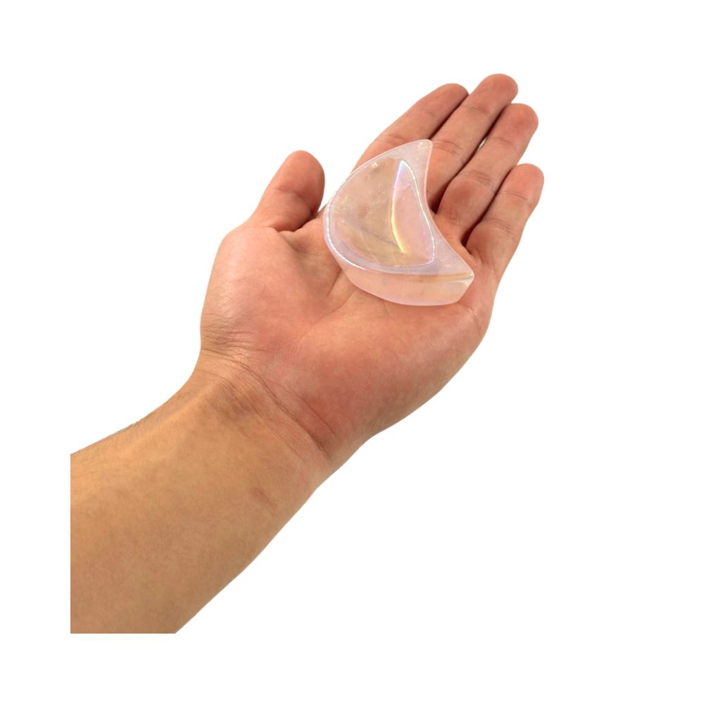 Aura Rose Half Moon Trinket Dish