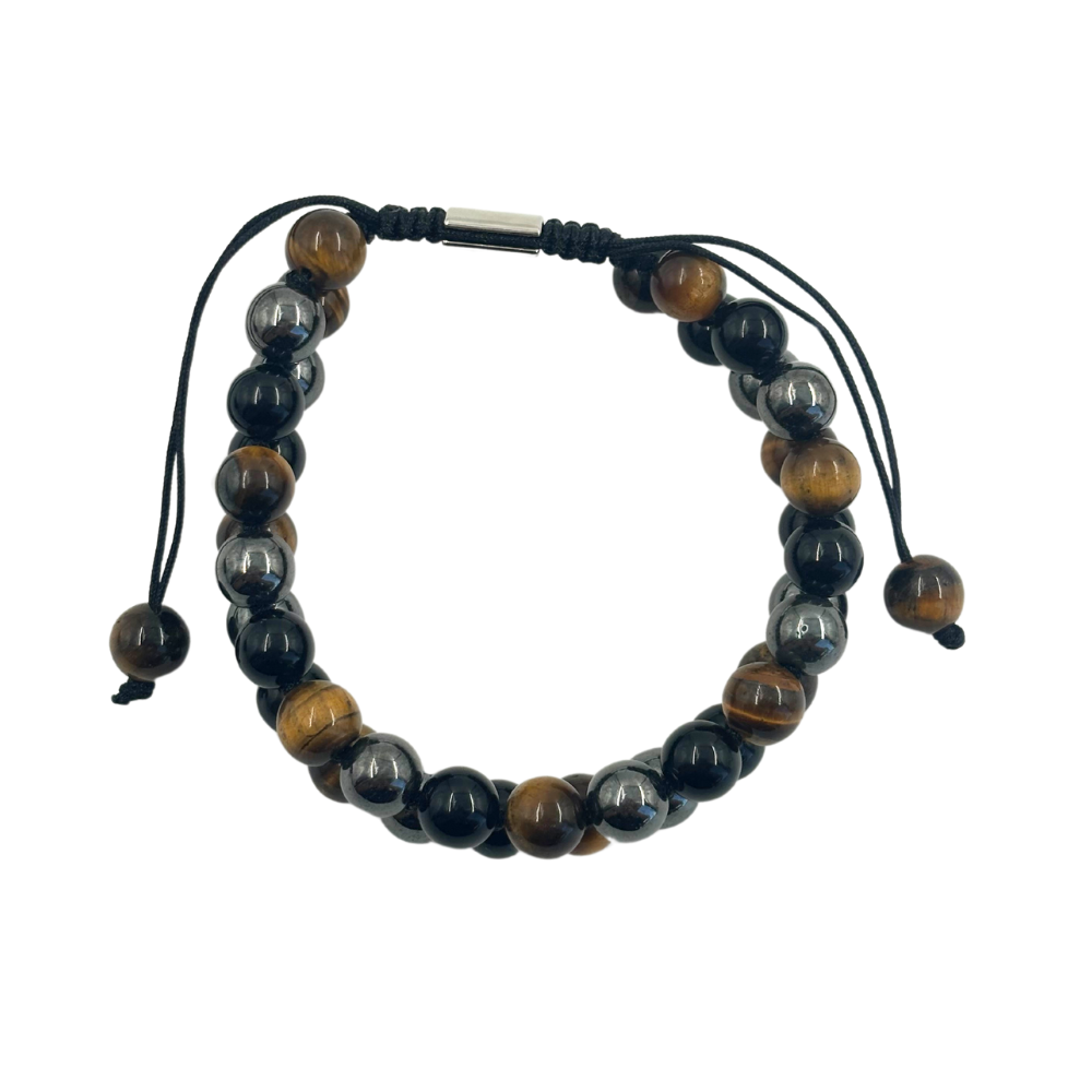 Double Bracelet - 8mm Triple Protection