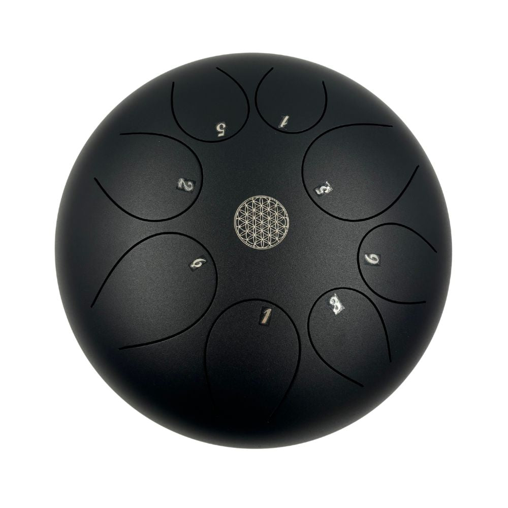 Black Steel Tongue Drum - 10"