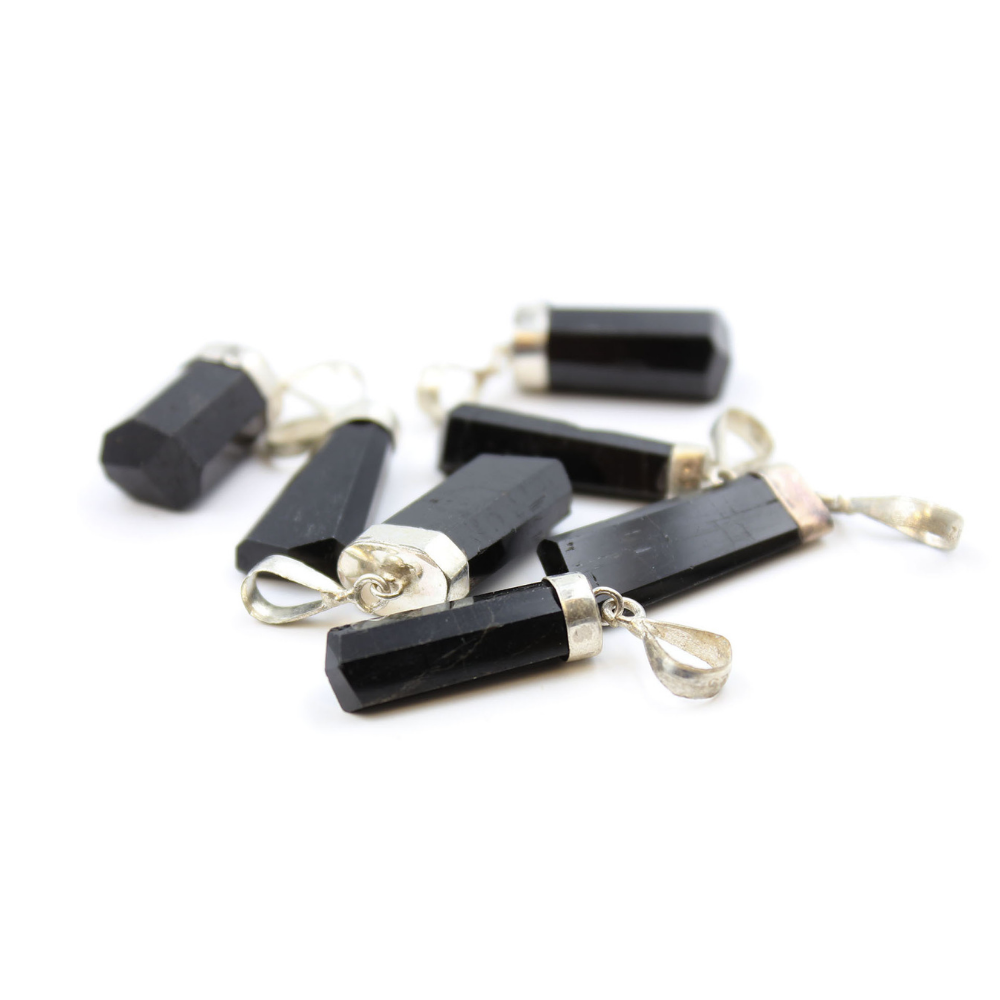 Black Tourmaline Pendant Variety