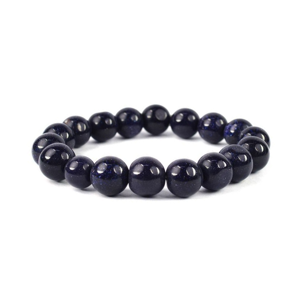 Blue Goldstone Bracelet 8mm