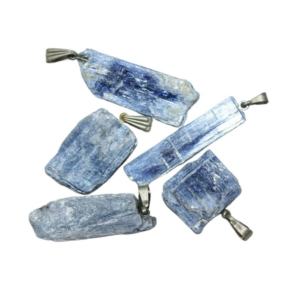 Blue Kyanite Raw Pendant Variety