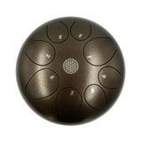 Brown Steel Tongue Drum - 10"