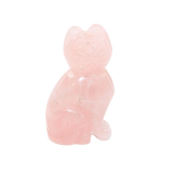 Crystal Cat – Rose Quartz Large