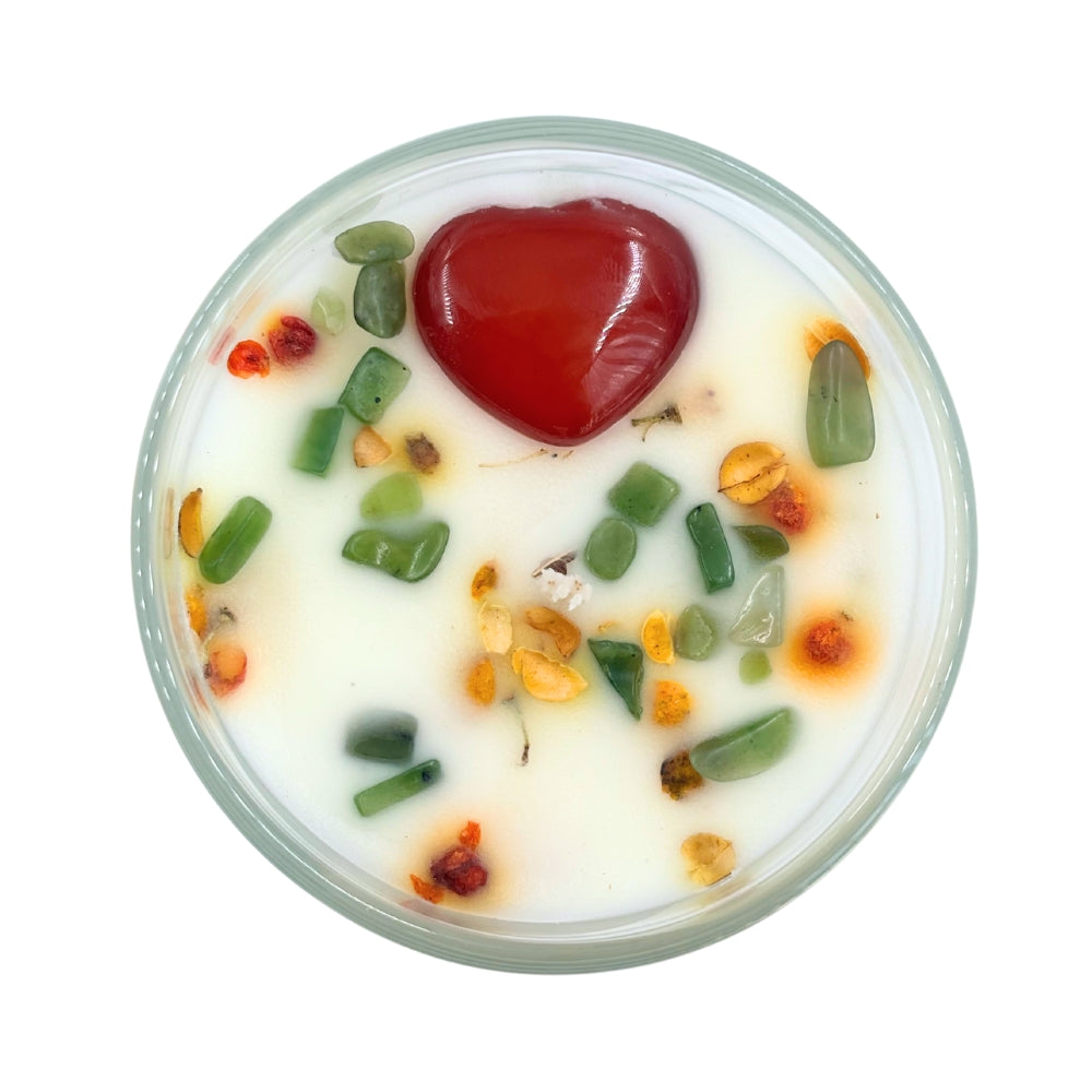 Crystal Candle Joy & Abundance