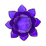 Purple Capiz Shell Candle Holder