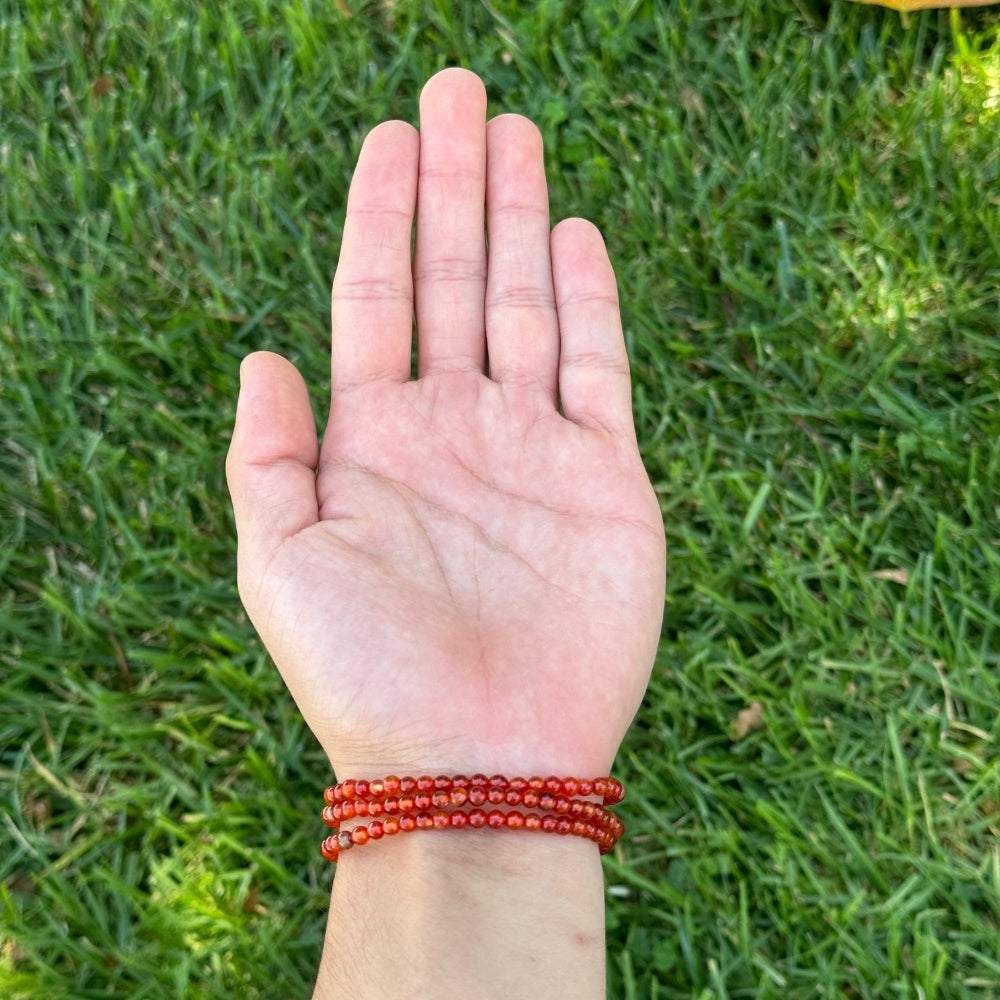 Carnelian Mini Bracelet 4mm