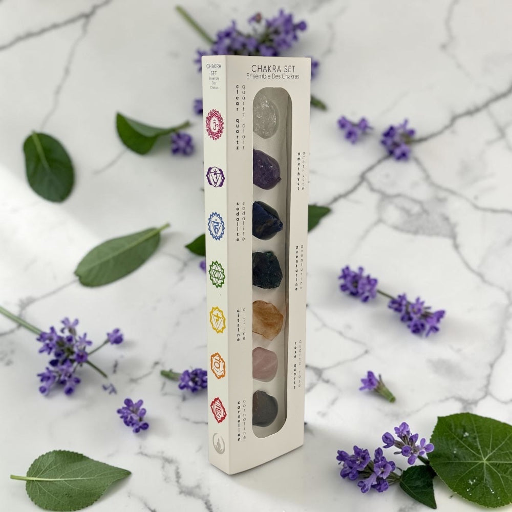 Chakra Crystals Gift Set - Raw