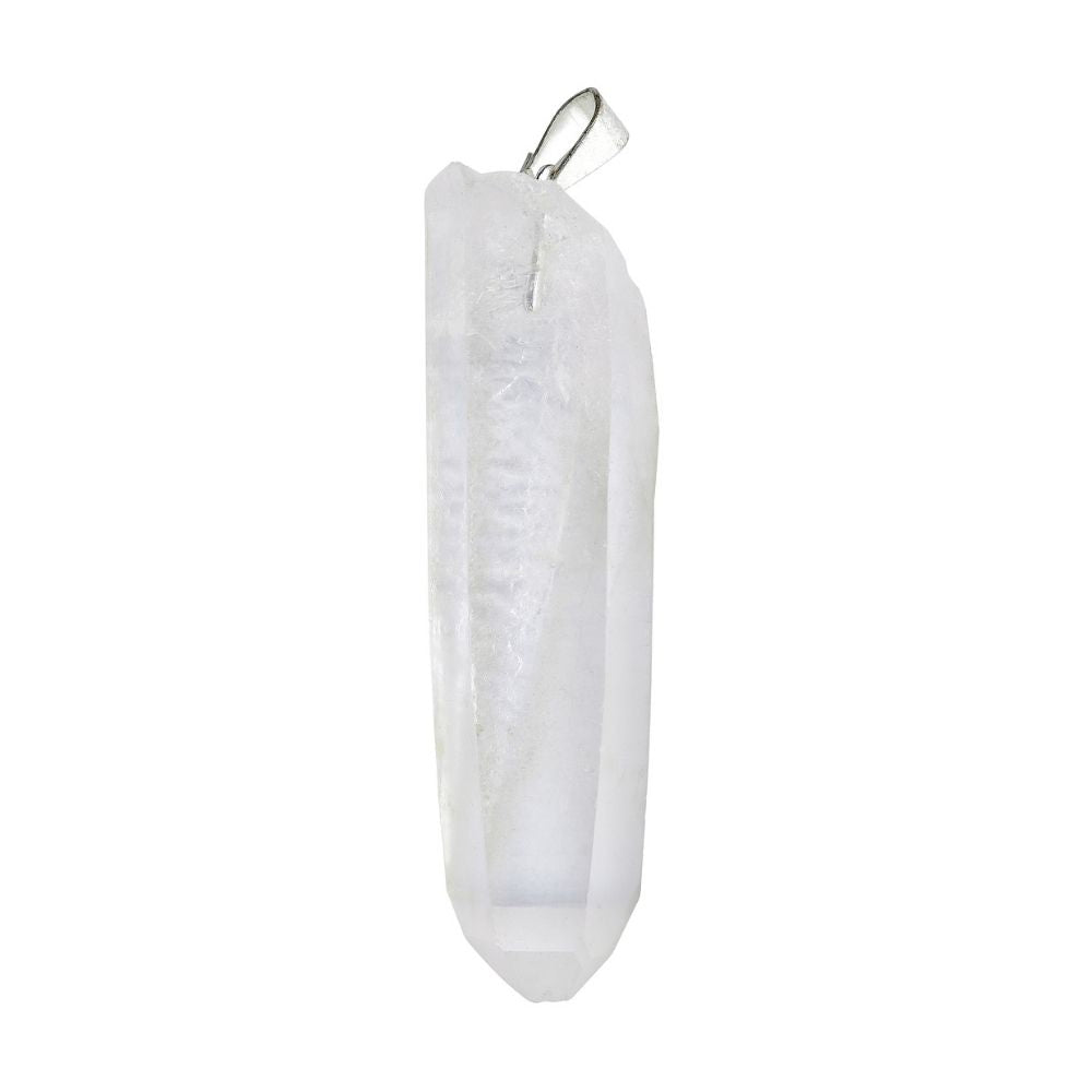 Clear Quartz Point Raw Pendant