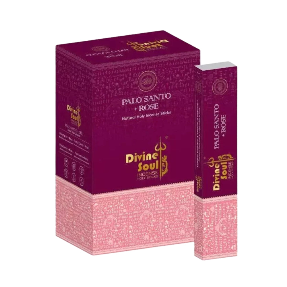 Palo Santo + Rose Incense - Divine Soul Collection