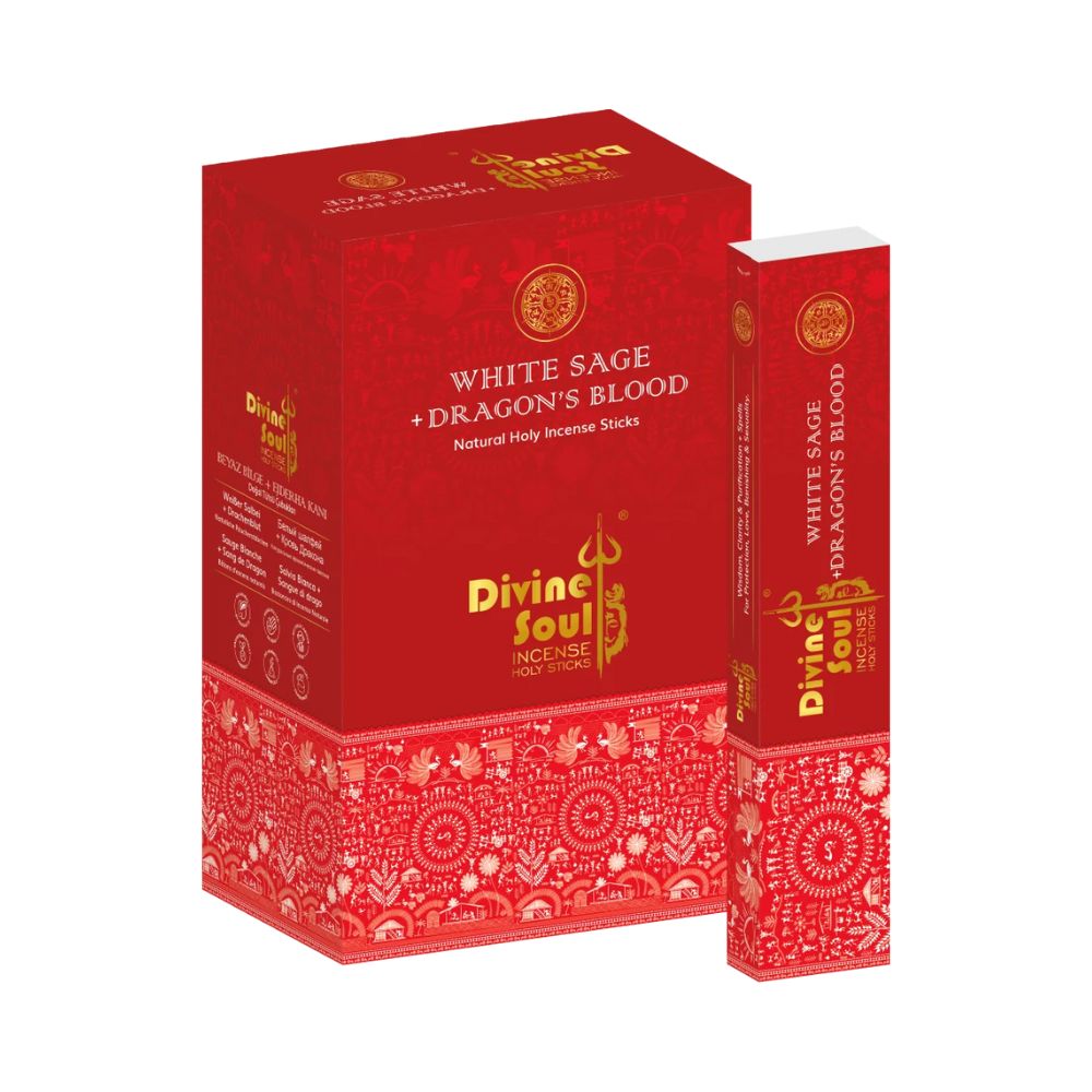 White Sage & Dragon's Blood Incense-Divine Soul Collection