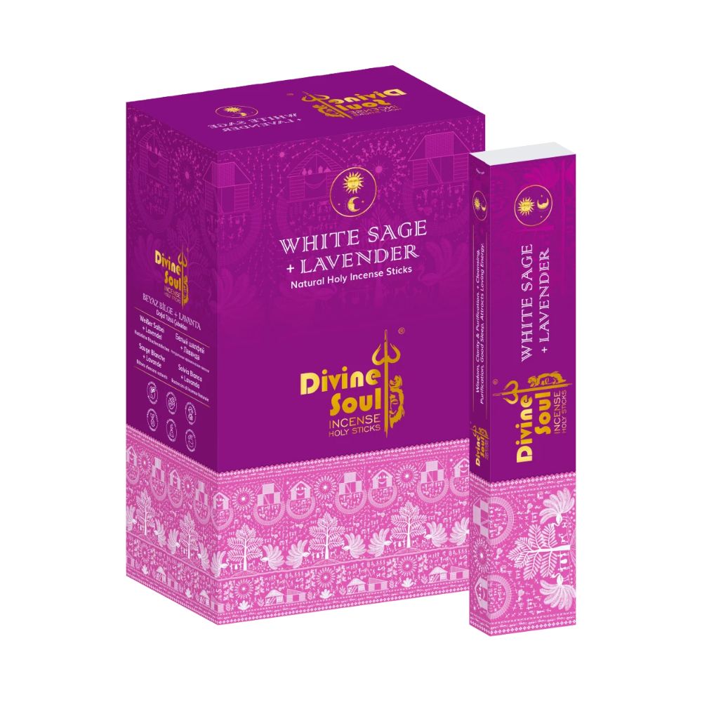 White Sage & Lavender Incense-Divine Soul Collection