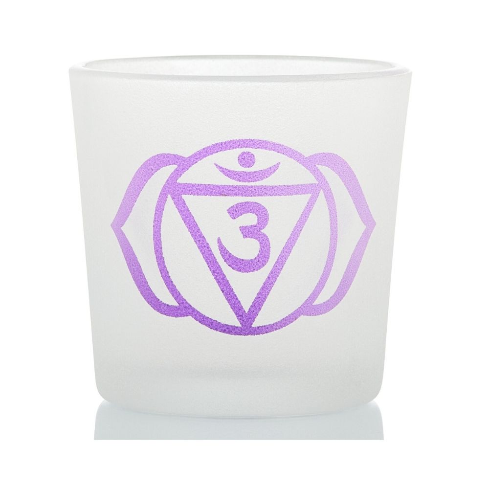 Glass Votive Chakra
