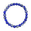 Evil Eye Bracelet - Dark Blue 8mm