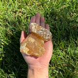 Honey Calcite Raw