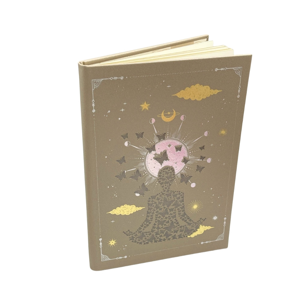 Earths Elements Intention Journal on a beige background
