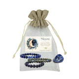 Intentions Bracelet Set - 8mm Moon