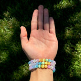 Rainbow Pastel Selenite 8mm