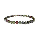 Crystal Bracelet - 4mm Dragon Bloodstone