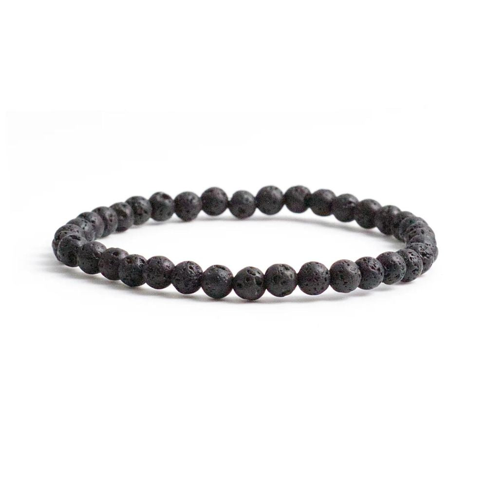 Crystal Bracelet - 4mm Lava