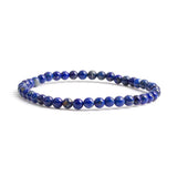 Crystal Bracelet - 4mm Lapis Lazuli