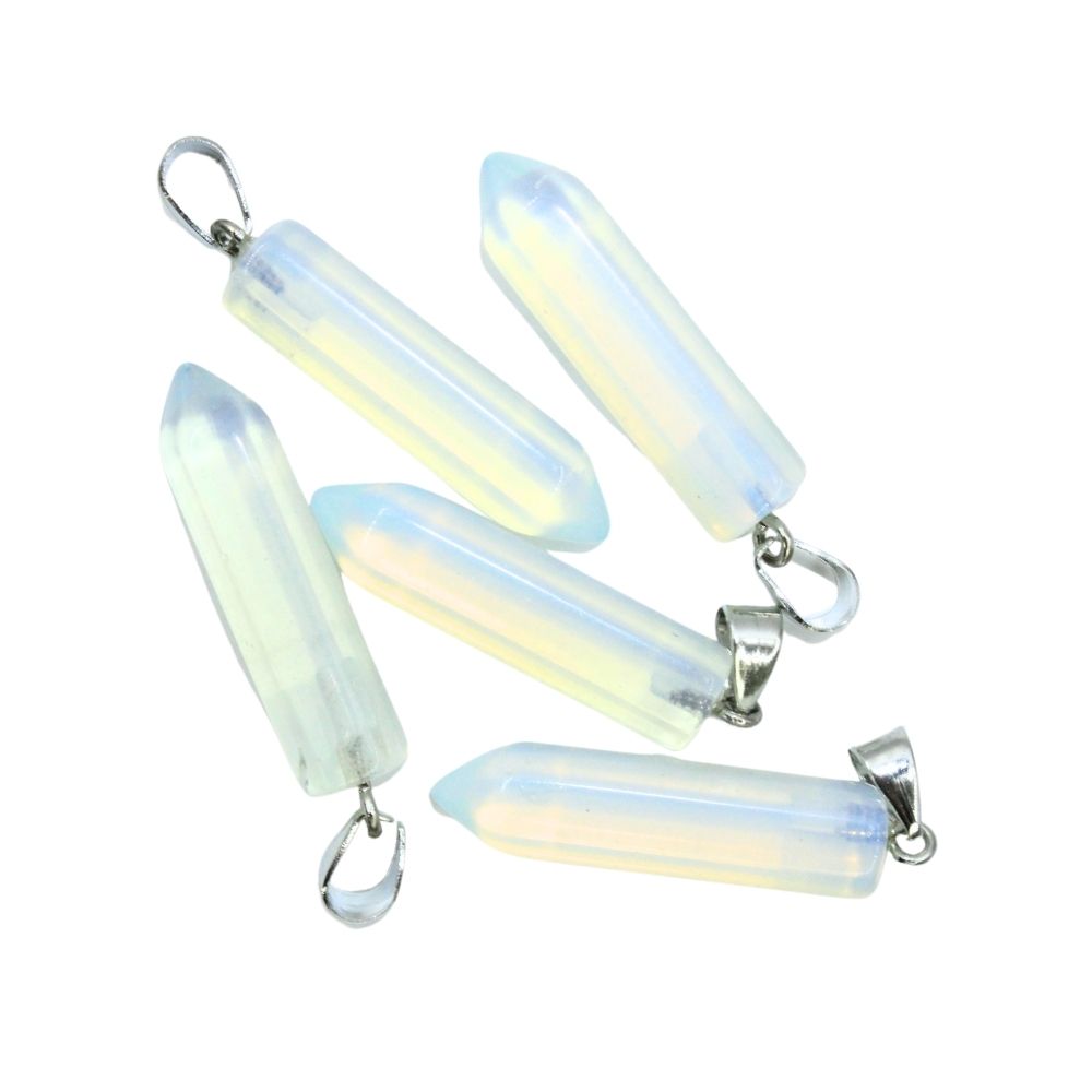 Opalite Point Pendant - earths elemetns