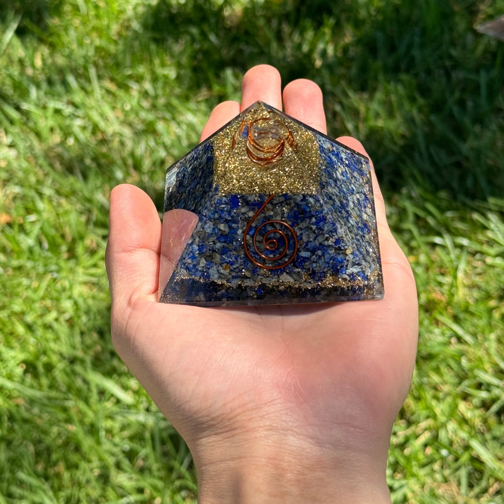 Lapis Lazuli Orgonite Pyramid