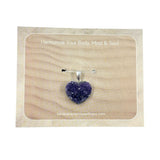 Pendant - Heart, Amethyst