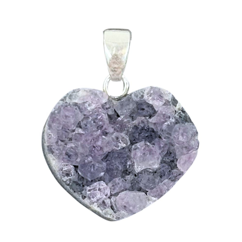 Pendant - Heart, Amethyst