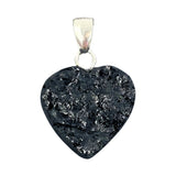 Pendant - Heart, Black Tourmaline 925
