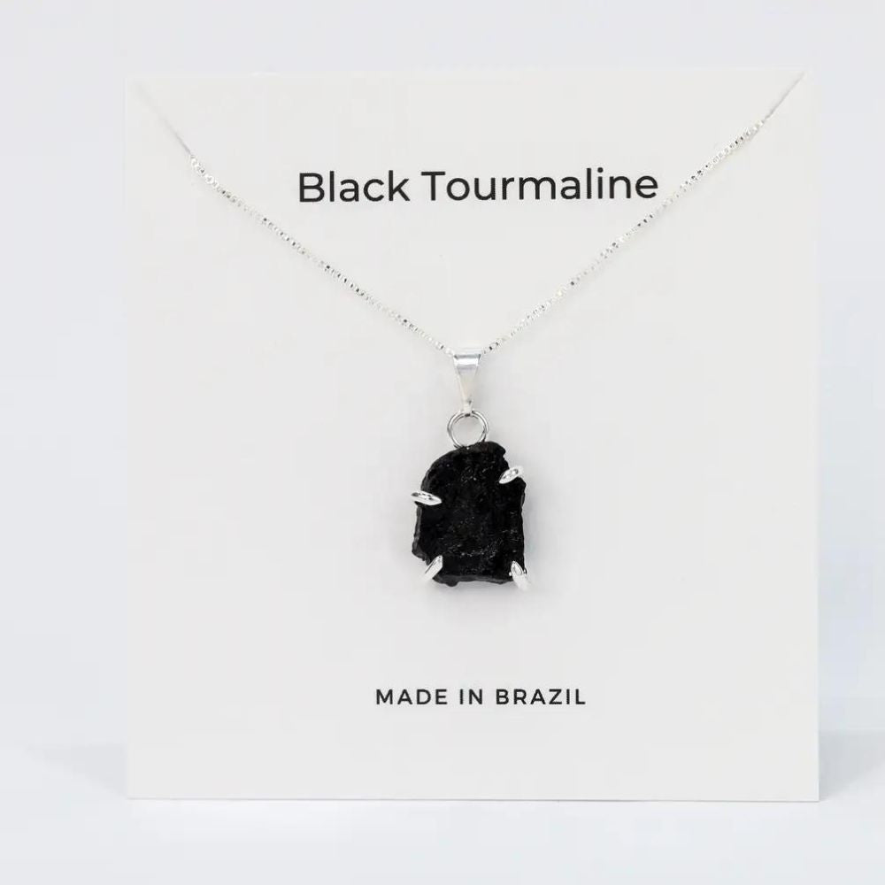 Necklace - Raw Black Tourmaline