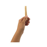 Hand holding a Palo Santostick against a white background